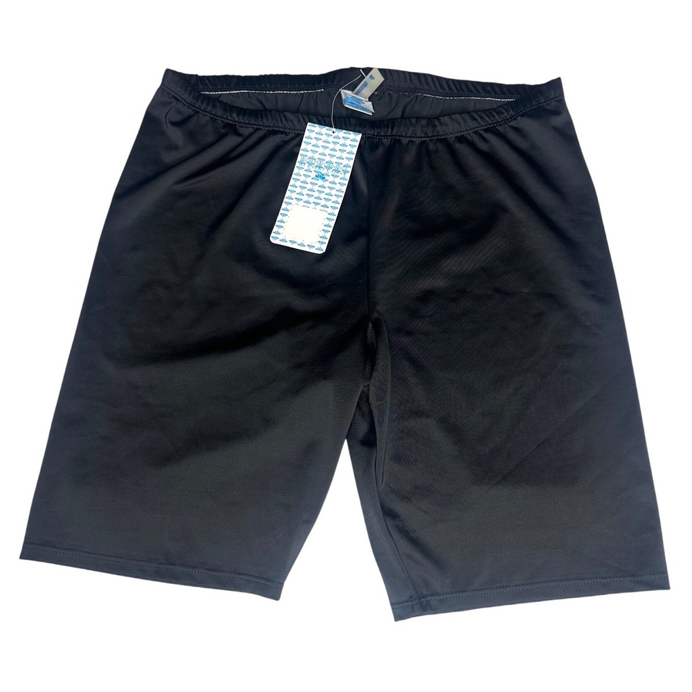 Aquabelle Black Swim Shorts Women's Size 16 Stretch Athletic Board Shorts